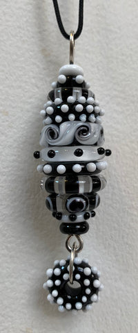 Stacked bead pendant